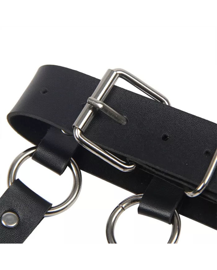 SUBBLIME - HARNAIS POITRINE AVEC GRANDES CHAÎNE S  ANNEAUX TAILLE UNIQUE SUBBLIME - HARNAIS POITRINE AVEC GRANDES CHAÎNE S  ANNEAUX TAILLE UNIQUE