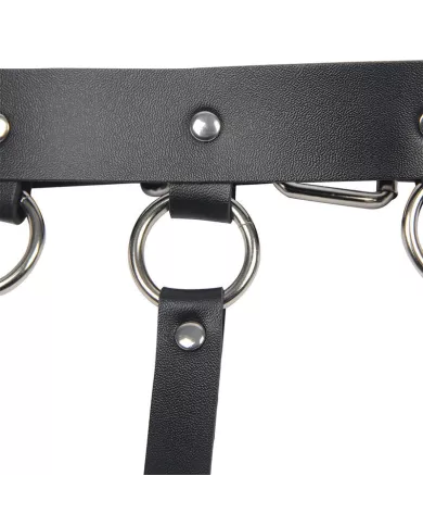 SUBBLIME - HARNAIS POITRINE AVEC GRANDES CHAÃŽNE S  ANNEAUX TAILLE UNIQUE SUBBLIME - HARNAIS POITRINE AVEC GRANDES CHAÃŽNE S  ANNEAUX TAILLE UNIQUE