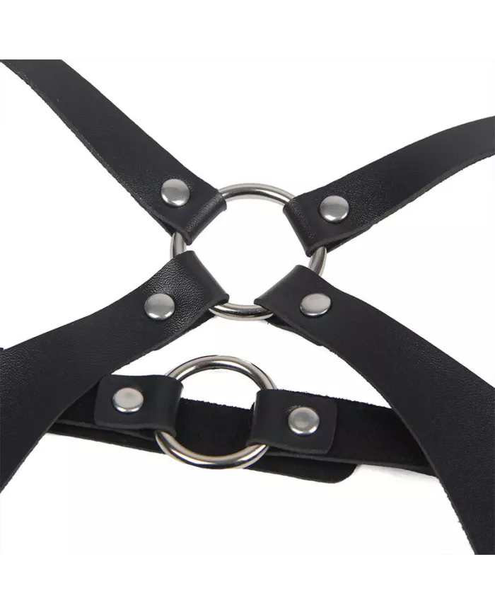 SUBBLIME - HARNAIS COMPLET AVEC BOUCLES EN CUIR NOIR TAILLE UNIQUE SUBBLIME - HARNAIS COMPLET AVEC BOUCLES EN CUIR NOIR TAILLE UNIQUE