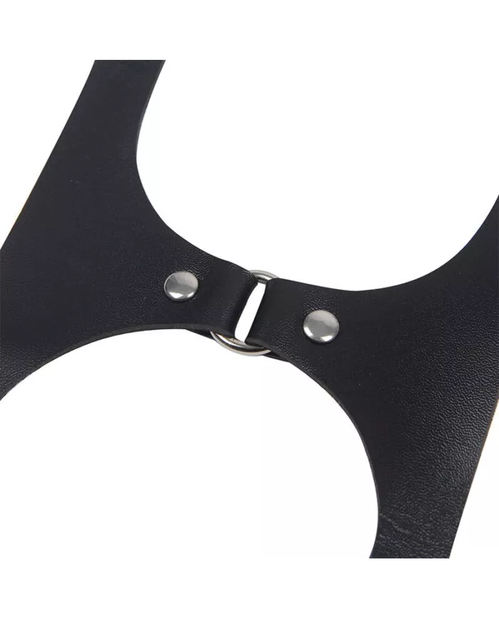 SUBBLIME - HARNAIS COMPLET AVEC BOUCLES EN CUIR NOIR TAILLE UNIQUE SUBBLIME - HARNAIS COMPLET AVEC BOUCLES EN CUIR NOIR TAILLE UNIQUE