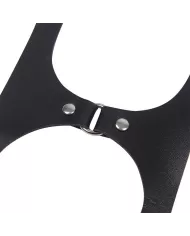 SUBBLIME - HARNAIS COMPLET AVEC BOUCLES EN CUIR NOIR TAILLE UNIQUE SUBBLIME - HARNAIS COMPLET AVEC BOUCLES EN CUIR NOIR TAILLE UNIQUE