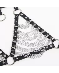 SUBBLIME - SOUTIEN-GORGE HARNAIS ET COLLIER AVEC CHAÎNE S TAILLE UNIQUE SUBBLIME - SOUTIEN-GORGE HARNAIS ET COLLIER AVEC CHAÎNE S TAILLE UNIQUE