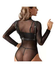 SUBBLIME - SOUTIEN-GORGE HARNAIS AVEC CHAÎNE DÉTAIL TAILLE UNIQUE SUBBLIME - SOUTIEN-GORGE HARNAIS AVEC CHAÎNE DÉTAIL TAILLE UNIQUE