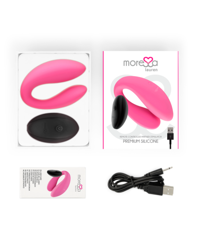 MORESSA - STIMULATEUR TÉLÉCOMMANDE LAUREN POUR COUPLES