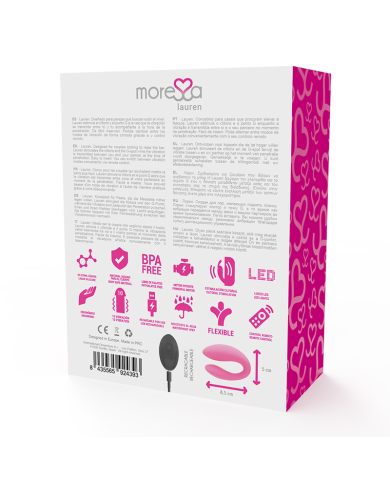 MORESSA - STIMULATEUR TÉLÉCOMMANDE LAUREN POUR COUPLES