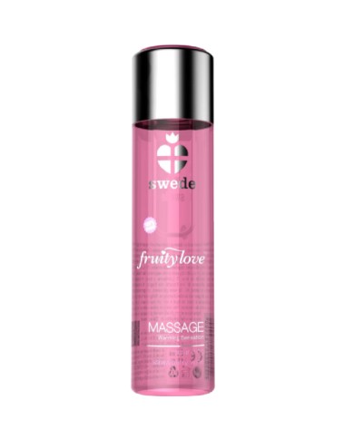 SWEDE - FRUITY LOVE HUILE DE MASSAGE EFFET CHAUFFANT VIN MOUSSEUX FRAISE 120 ML