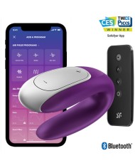 SATISFYER - VIBRATEUR PARTENAIRE DOUBLE FUN VIOLET