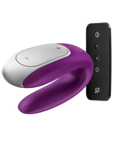 SATISFYER - VIBRATEUR PARTENAIRE DOUBLE FUN VIOLET
