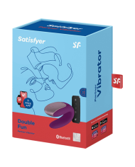 SATISFYER - VIBRATEUR PARTENAIRE DOUBLE FUN VIOLET