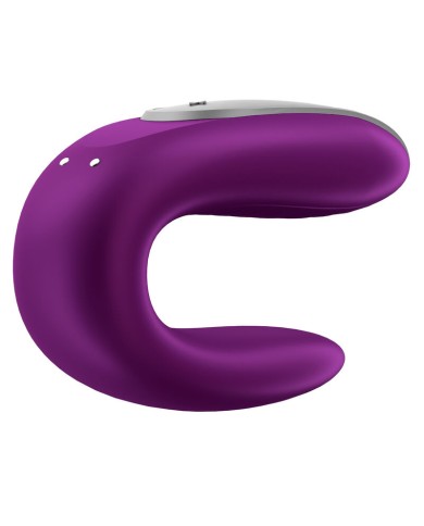 SATISFYER - VIBRATEUR PARTENAIRE DOUBLE FUN VIOLET