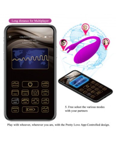 PRETTY LOVE - APPLICATION GRATUITE CATALINA MASSAGER LILAS
