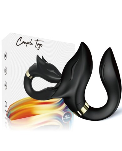 ARMONY - VIBRATEUR FOX POUR COUPLES TÉLÉCOMMANDE NOIR