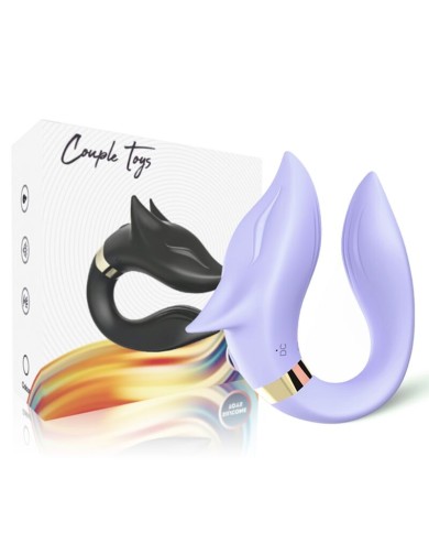 ARMONY - VIBRATEUR FOX POUR COUPLES TÉLÉCOMMANDE VIOLET