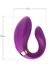ARMONY - VIBRATEUR CROISSANT POUR COUPLES TÉLÉCOMMANDE VIOLET