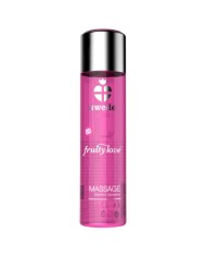SWEDE - FRUITY LOVE EFFET RÉCHAUFFANT HUILE DE MASSAGE FRAMBOISE ROSE ET RHUBARBE 120 ML