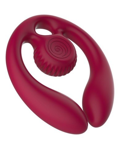 SNAIL VIBE - GIZI DUO STIMULATEUR POUR COUPLES TÉLÉCOMMANDE BOURGOGNE