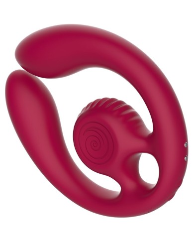 SNAIL VIBE - GIZI DUO STIMULATEUR POUR COUPLES TÉLÉCOMMANDE BOURGOGNE