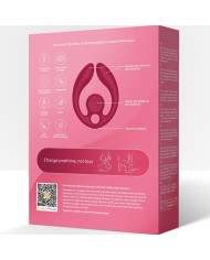 SNAIL VIBE - GIZI DUO STIMULATEUR POUR COUPLES TÉLÉCOMMANDE BOURGOGNE