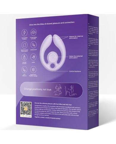SNAIL VIBE - GIZI DUO STIMULATEUR POUR COUPLES TÉLÉCOMMANDE LILAS