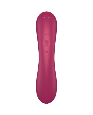 SATISFYER - CURVE TRINITY 1 AIR PULSE VIBRATION ROUGE