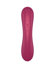 SATISFYER - CURVE TRINITY 1 AIR PULSE VIBRATION ROUGE