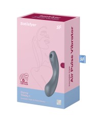 SATISFYER - CURVE TRINITY 1 AIR PULSE VIBRATION ROUGE