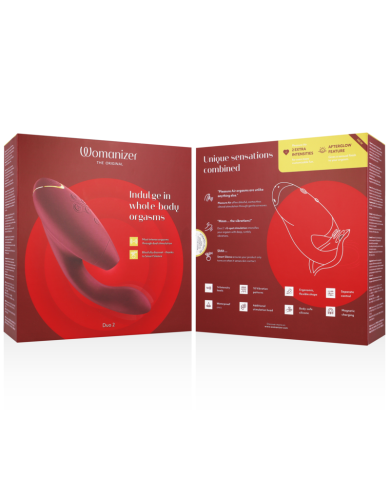 WOMANIZER - DUO 2 STIMULATEUR BORDEAUX