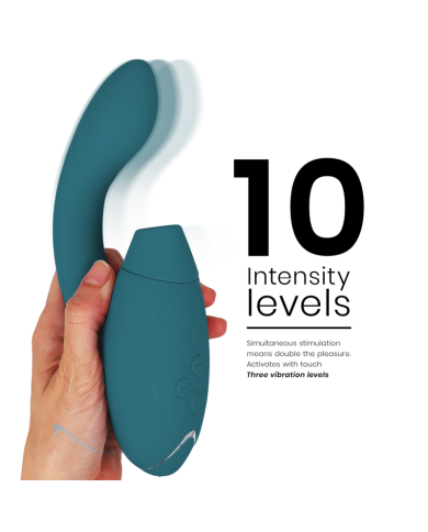 WOMANIZER - DUO 2 STIMULATOR BLEU PÉTROLE