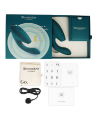 WOMANIZER - DUO 2 STIMULATOR BLEU PÉTROLE