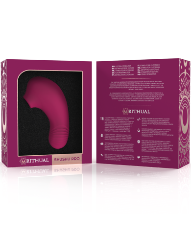 RITHUAL - STIMULATEUR DE CLITORIS DE POCHE SHUSHU PRO 2 PUISSANTS MOTEURS DORCHIDÉES