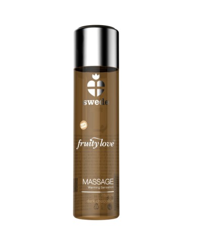 SWEDE - FRUITY LOVE HUILE DE MASSAGE EFFET CHAUFFANT CHOCOLAT NOIR INTENSE 120 ML