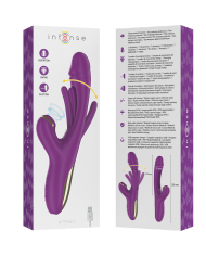 INTENSE - ATENEO VIBRATEUR MULTIFONCTION RECHARGEABLE 7 VIBRATIONS AVEC LANGUE OSCILLANTE ET ASPIRATION VIOLETTE