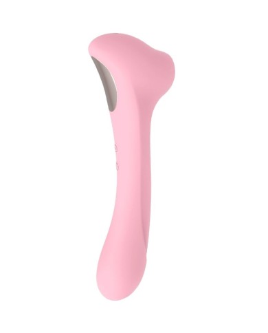 FEMINTIMATE - DAISY MASSAGER À ASPIRATION ET VIBRATEUR ROSE