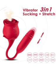 ARMONY - ROSEKNIGTH ASPIRATEUR DE CLITORIS ET VIBRATEUR ROUGE