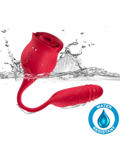 ARMONY - ROSEKNIGTH ASPIRATEUR DE CLITORIS ET VIBRATEUR ROUGE