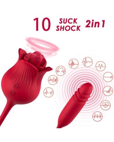 ARMONY - ROSELIP LICKING VIBRANT CLITO & VIBRATEUR ROUGE
