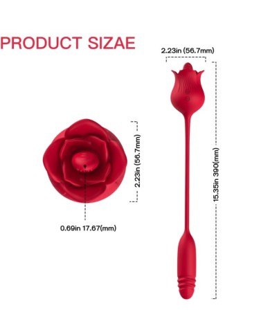 ARMONY - ROSELIP LICKING VIBRANT CLITO & VIBRATEUR ROUGE
