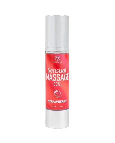 SECRETPLAY - HUILE DE MASSAGE À LA FRAISE