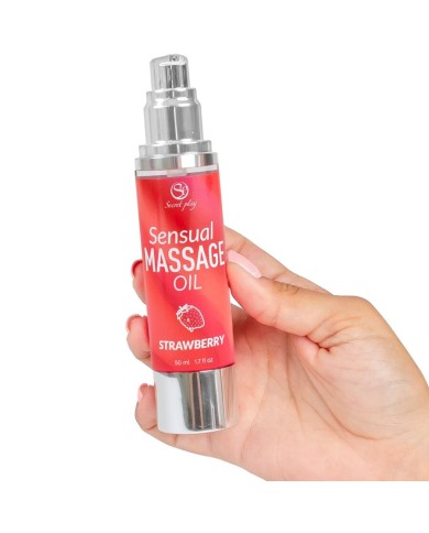 SECRETPLAY - HUILE DE MASSAGE À LA FRAISE