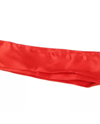 SUBBLIME - ROBE EN TISSU TRANSPARENT DÉTAIL DENTELLE ROUGE S/M