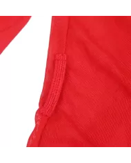 SUBBLIME - ROBE EN TISSU TRANSPARENT DÉTAIL DENTELLE ROUGE S/M SUBBLIME - ROBE EN TISSU TRANSPARENT DÉTAIL DENTELLE ROUGE S/M