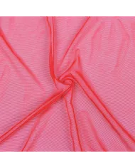 SUBBLIME - ROBE EN TISSU TRANSPARENT DÉTAIL DENTELLE ROUGE S/M SUBBLIME - ROBE EN TISSU TRANSPARENT DÉTAIL DENTELLE ROUGE S/M