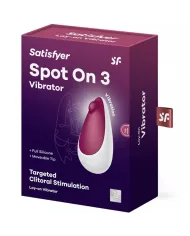 SATISFYER - SPOT ON 3 STIMULATEUR CLITORAL BAIES SATISFYER - SPOT ON 3 STIMULATEUR CLITORAL BAIES