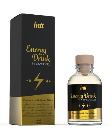 INTT MASSAGE & ORAL SEX - GEL DE MASSAGE A L''ENERGIE AROMATISEE CA BOISSON ET EFFET CHAUFFANT