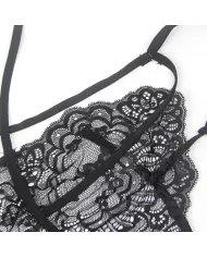 SUBBLIME - COSTUME DE POLICE CORPS EN DENTELLE NOIR L/XL SUBBLIME - COSTUME DE POLICE CORPS EN DENTELLE NOIR L/XL