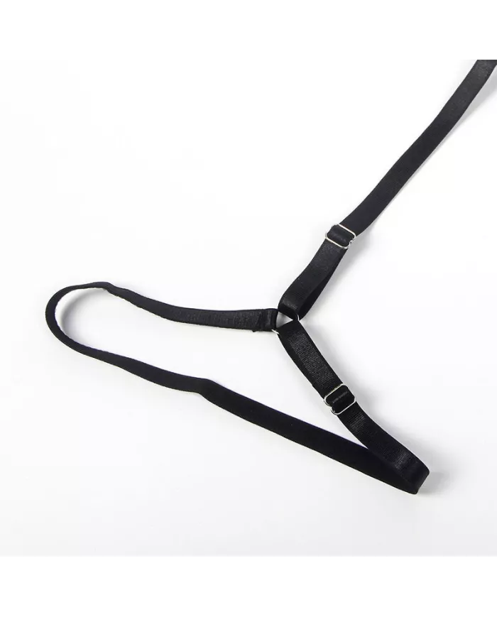 SUBBLIME - COSTUME DE POLICE CORPS EN DENTELLE NOIR L/XL SUBBLIME - COSTUME DE POLICE CORPS EN DENTELLE NOIR L/XL