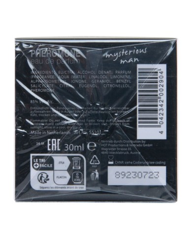 HOT - PARFUM AUX PHÉROMONES LONDON MYSTERIOUS MAN 30 ML