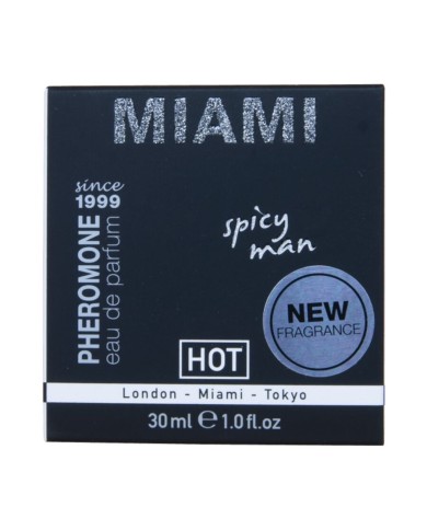 HOT - PARFUM AUX PHÉROMONES MIAMI SPICY MAN 30 ML