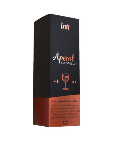 INTT MASSAGE & ORAL SEX - GEL DE MASSAGE APEROL EFFET CHALEUR INTENSE