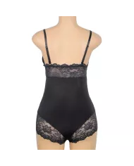 SUBBLIME - TEDDY DÉTAIL DENTELLE FLORALE NOIR L/XL